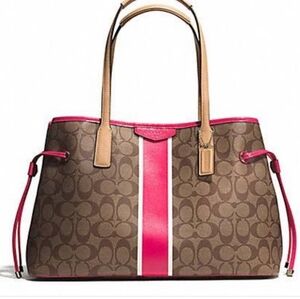 Brown and Pink Designer Tote Bag